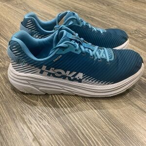 Men's HOKA ONE ONE Blue RINCON 2 Athletic RUNNING Shoes SNEAKERS 10.5